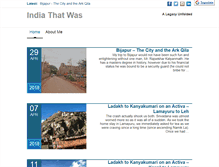 Tablet Screenshot of indiathatwas.com